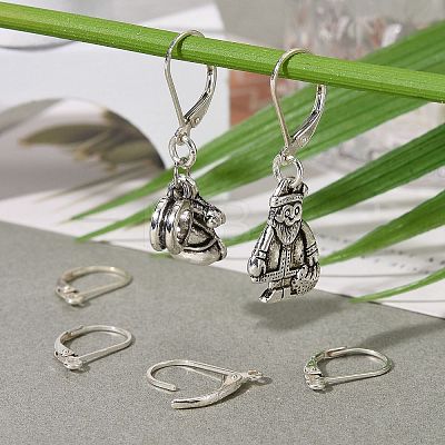 925 Sterling Silver Leverback Earring Findings X-STER-G027-22S-1