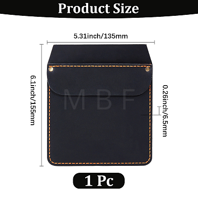 Cowhide Pocket Sleeve for Pens and Tools DIY-WH20007-781C-1