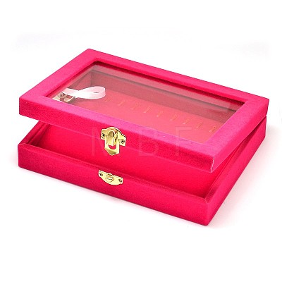 Wooden Rectangle Jewelry Boxes OBOX-L001-05C-1