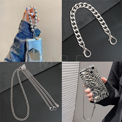 WADORN 1Pc Adjustable Iron Curb Chain Crossbody Bag Handles FIND-WR0006-33-1