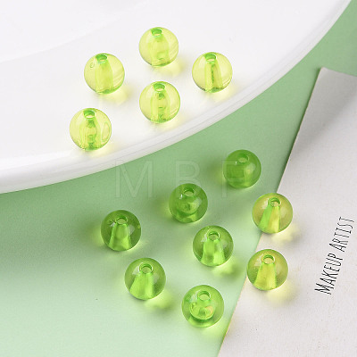 Transparent Acrylic Beads X-MACR-S370-A8mm-729-1