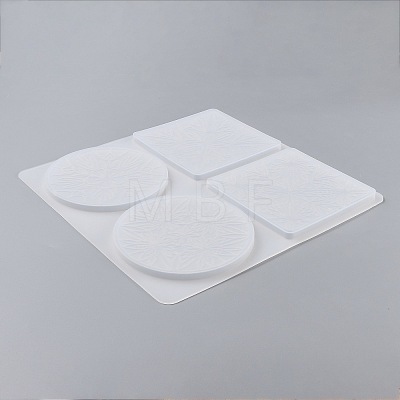 Mandala Pattern Coaster Silicone Molds DIY-Z005-12-1