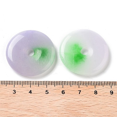 Dyed Natural White Jade Pendants G-Q016-05D-04-1