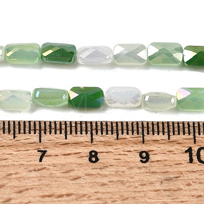 Electroplate Glass Beads Strands EGLA-P065-02A-07-1