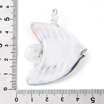 Handmade Lampwork Big Pendants LAMP-T023-06D-1