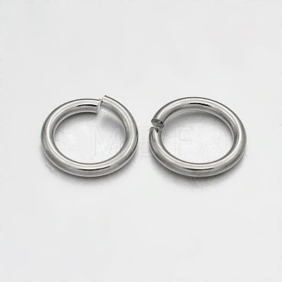 Brass Open Jump Rings KK-E647-17P-3mm-1