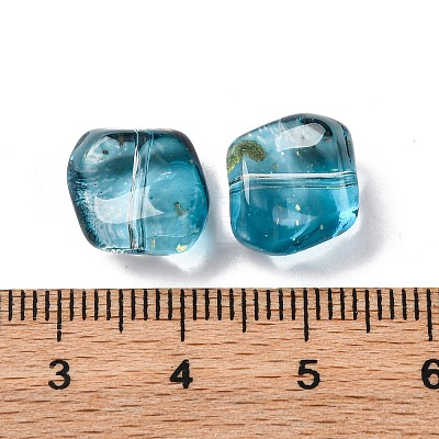 Baking Paint Transparent Glass Beads DGLA-C004-02A-1