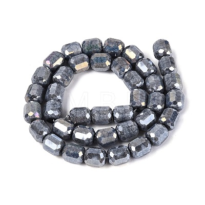 Anti-Tarnish Electroplate Glass Beads Strands EGLA-N027-03A-18-1