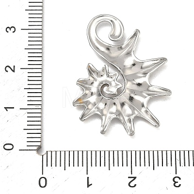 Two Tone 304 Stainless Steel Pendants LS-STAS-K322-18E-GP-1