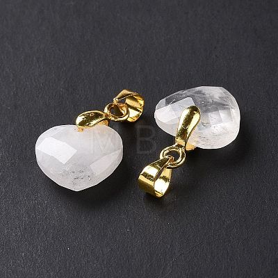 Natural Quartz Crystal Pendants G-C023-07L-1
