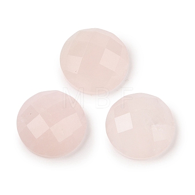 Natural Rose Quartz Cabochons G-C146-03K-1