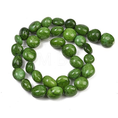 Dyed Natural White Jade Beads Strands GG-CBACF26-B01-07-1