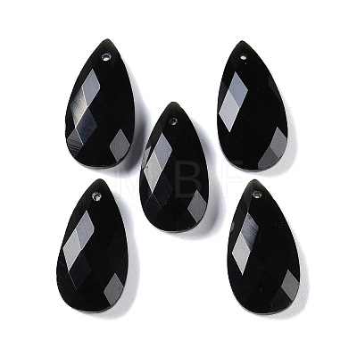 Natural Obsidian Pendants G-C140-05H-1
