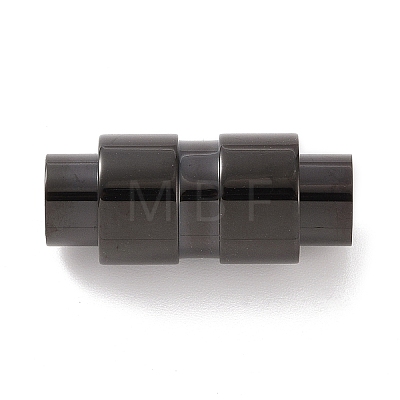 Ion Plating(IP) 304 Stainless Steel Magnetic Clasps with Glue-in Ends STAS-H048-2B-1