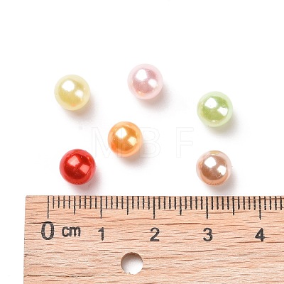 Imitation Pearl Acrylic Beads OACR-S011-7mm-ZM-1