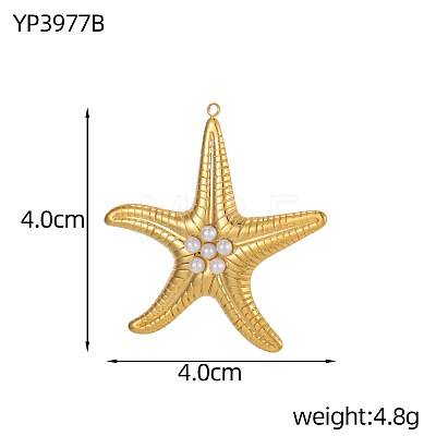 304 Stainless Steel Pendants STAS-OY009-12G-1