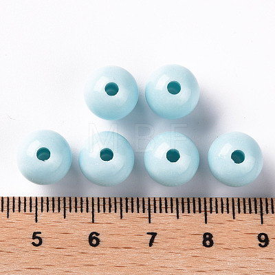 Opaque Acrylic Beads MACR-S370-C10mm-A07-1