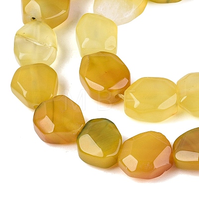 Dyed & Heated Natural Agate Beads Strands G-N359-15A-05-1