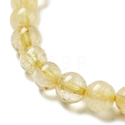 Natural Rutilated Quartz Beads Strands G-D470-02-1