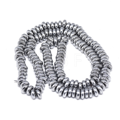 Electroplate Non-magnetic Synthetic Hematite Beads Strands X-G-T061-42J-1