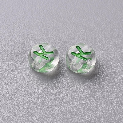 Transparent Clear Acrylic Beads MACR-N008-44B-1