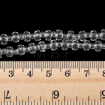 Transparent Glass Beads Strands GLAA-P076-01A-09-1