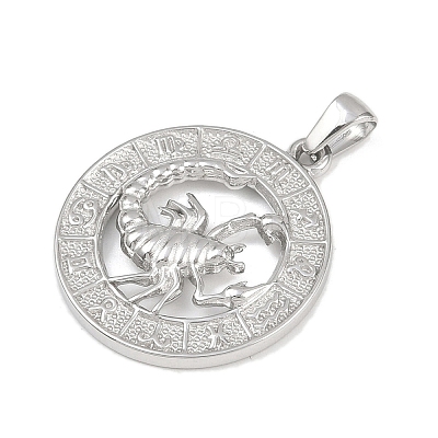 304 Stainless Steel Pendants STAS-C131-03P-1