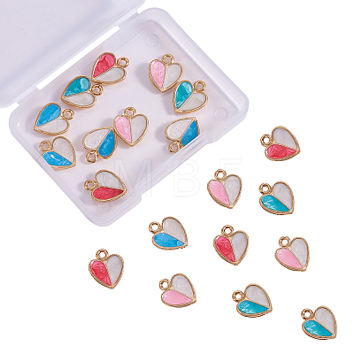 Alloy Enamel Pendants ENAM-CJ0001-28-1