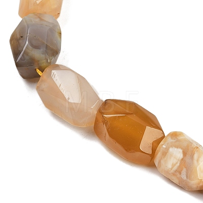 Natural Yellow Botswana Agate Beads Strands G-F796-C05-01-1