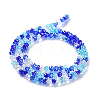 Glass Beads Strands EGLA-A034-M4mm-25-1