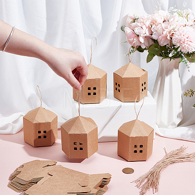 10Pcs Paper Gift Packing Tote Boxes with Window and Rope CON-WH0112-064A-1