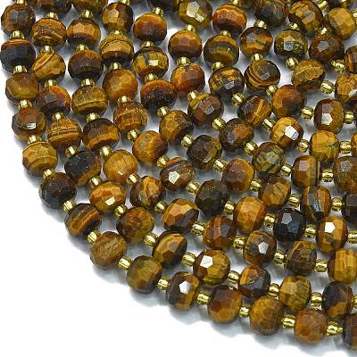 Natural Tiger Eye Beads Strands G-K389-E65-01-1