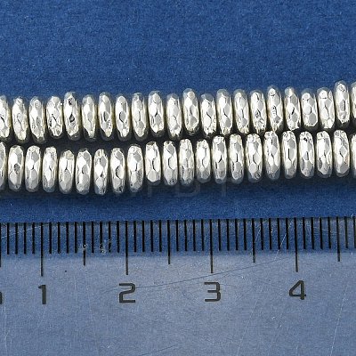 Electroplated Synthetic Non-Magnetic Hematite Beads Strands G-H020-E01-04-1