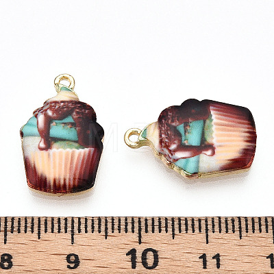 Printed Alloy Pendants ENAM-N056-202D-1