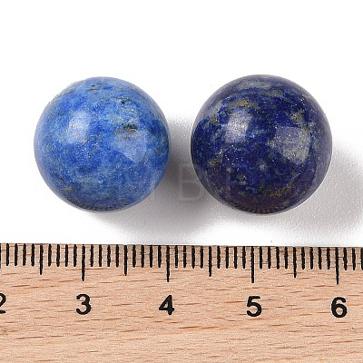 Natural Lapis Lazuli No Hole Sphere Beads G-K353-04D-10-1