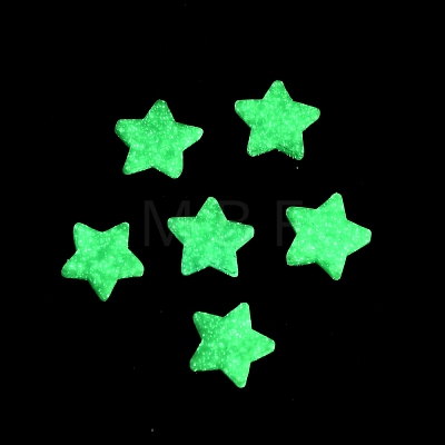 Luminous Handmade Polymer Clay Cabochons PY-CBA5A20-14G-1