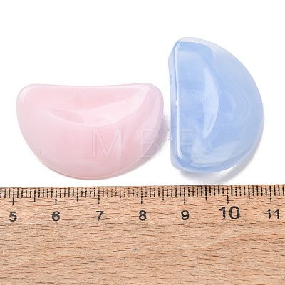 Two-Tone Imitation Gemstone Acrylic Beads AC-CBA7B05-17-1