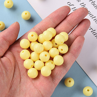Opaque Acrylic Beads X-MACR-S370-C12mm-A10-1