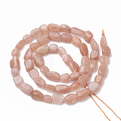 Natural Sunstone Beads Strands G-S290-04-1
