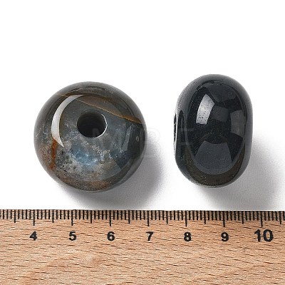 Natural Indian Agate Large Hole Beads GG-CBA02C4-08D-1
