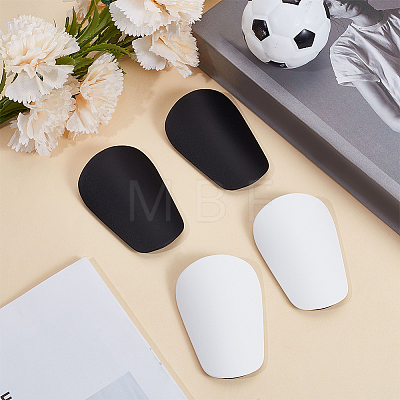 2 Paris 2 Colors Plastic Shin Guard AJEW-CN0007-04-1
