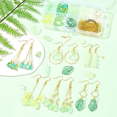 DIY Dangle Earrings Kits DIY-FS0009-02-1