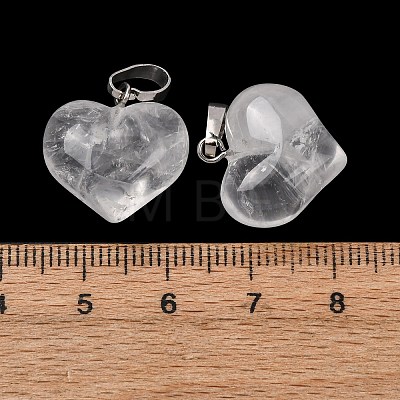 Natural Quartz Crystal Pendants G-B188-04P-07-1