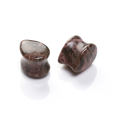 Natural Rhodonite Ear Flesh Tunnel G-F677-21-1