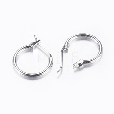 Brass Hoop Earrings X-KK-E720-01P-1