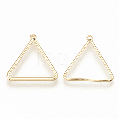 Brass Pendants KK-S345-054G-1