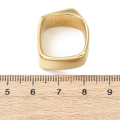 304 Stainless Steel Finger Rings RJEW-P177-01A-G-1