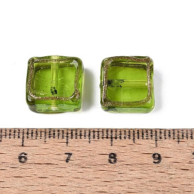 Handmade Gold Sand Lampwork Beads LAMP-N041-01F-1