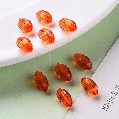 Transparent Acrylic Beads TACR-S154-30B-726-1