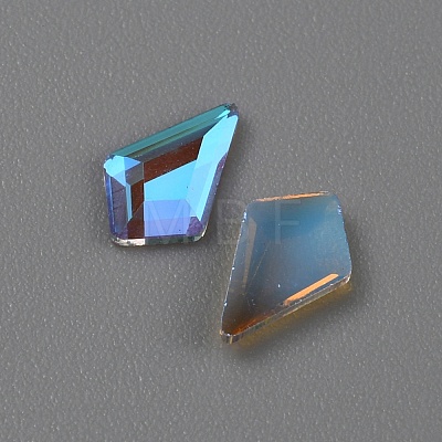 Transparent K9 Glass Cabochons GLAA-TAC0012-15D-1